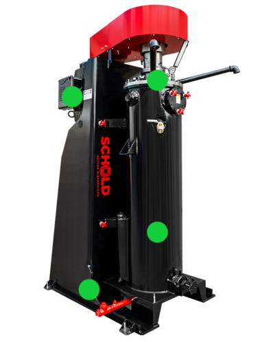 vertical media mill bead mill features