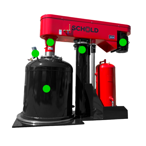 vacuum drum mixer features