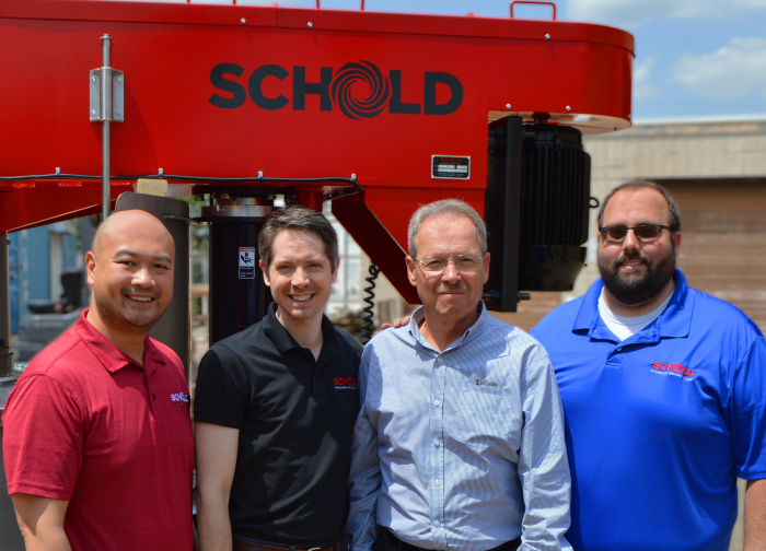 EMI Mills Dave Peterson with Schold Team